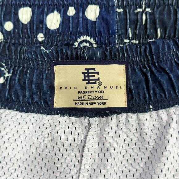 Eric Emanuel EE Basic Shorts Navy Paisley - Picture 2 of 4